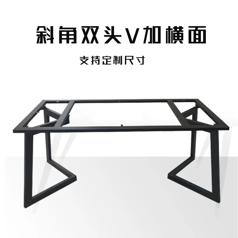 

Table leg bracket, coffee , leg support frame, leg base, large plate bracket, table frame, wrought iron t