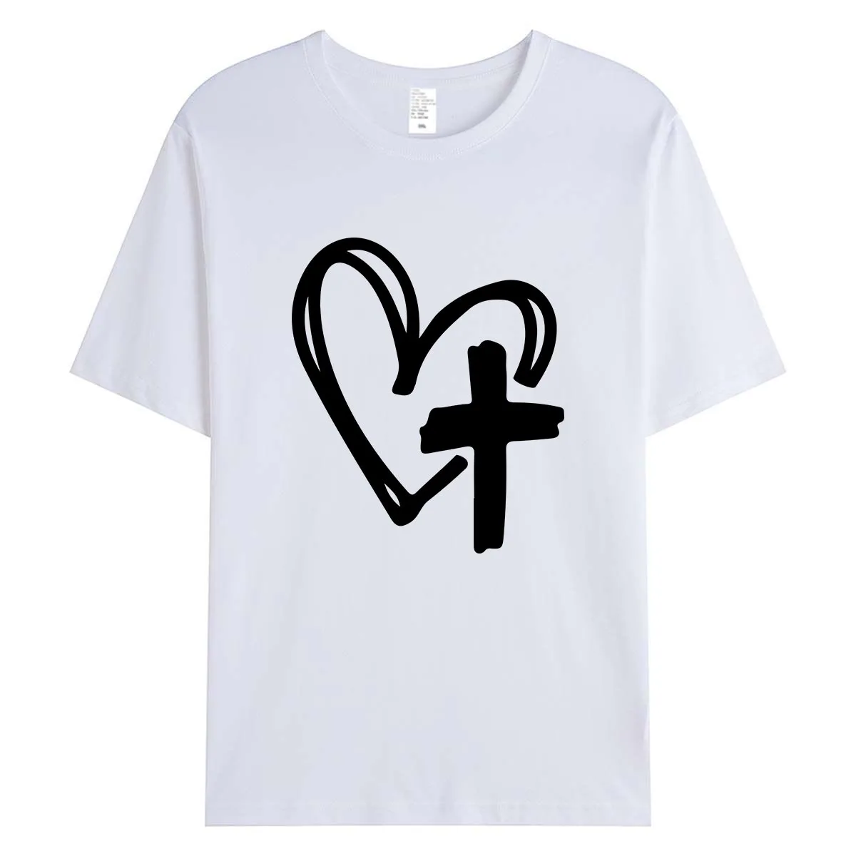 

Women's Tee Loose Fit Crewneck Summer New Graphic Print Short Sleeve Tshirt Fashion Lady Tops Cotton T-shirt Soft & Breathable