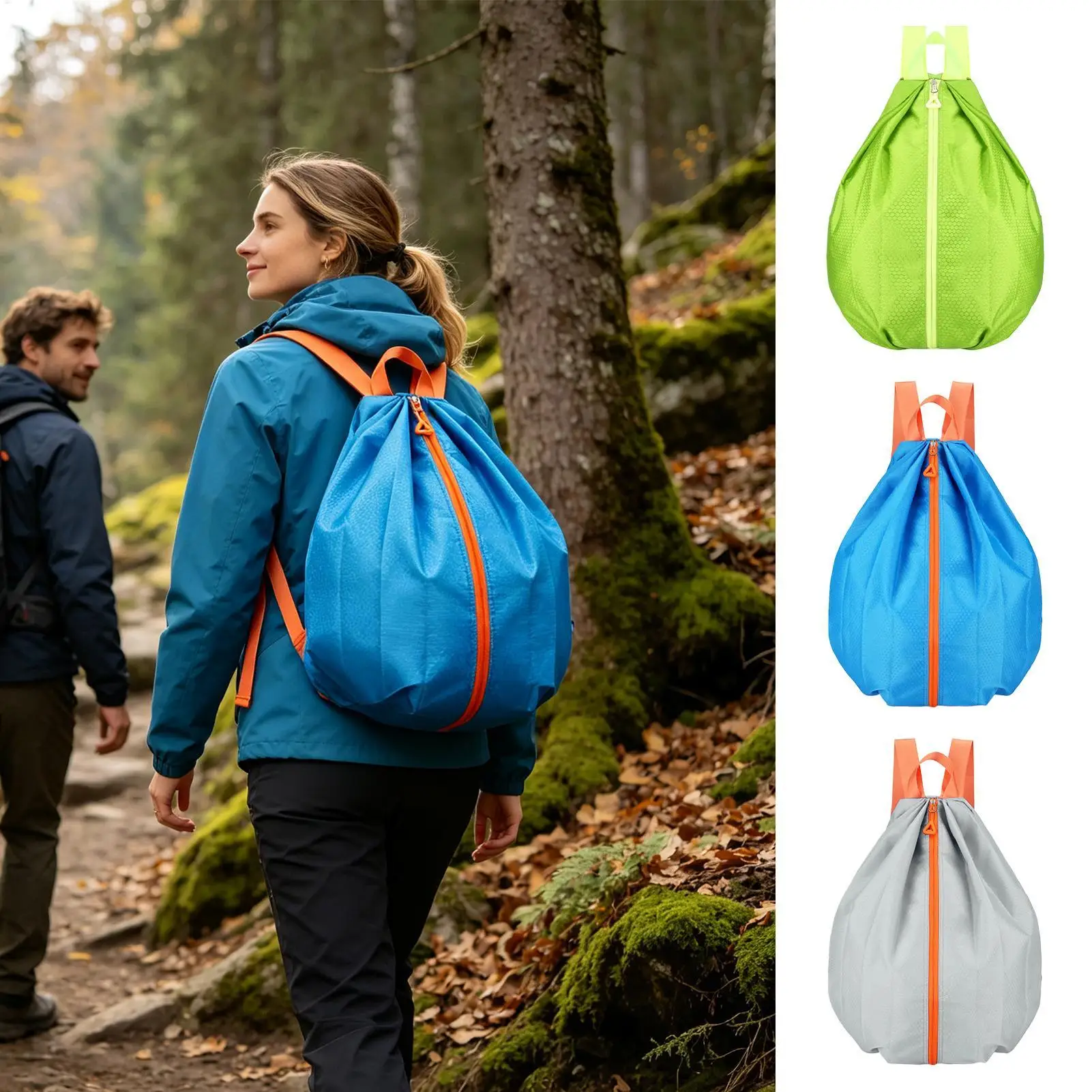 Waterproof Backpack For Men Portable Foldable Lightweight Bag Women Hiking Backpack For Hiking Rucking Outdoor Adventure Biking
