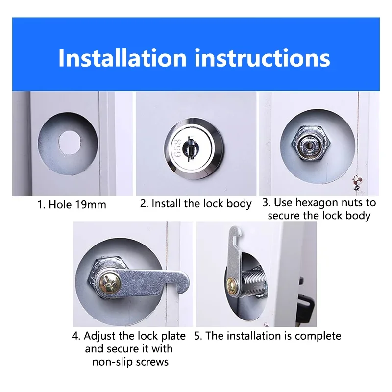 5/20/100SETS Metal Rotary Button Key Switch Push Lock Switch Latching Cylinder Cabinet Security Locker 16mm 20mm 25mm 30mm 35mm