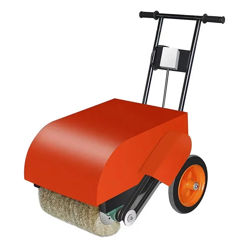 

400mm Hand-push metal rust remover electric steel tile cleaning machine small iron plate steel plate steel structure cleaner
