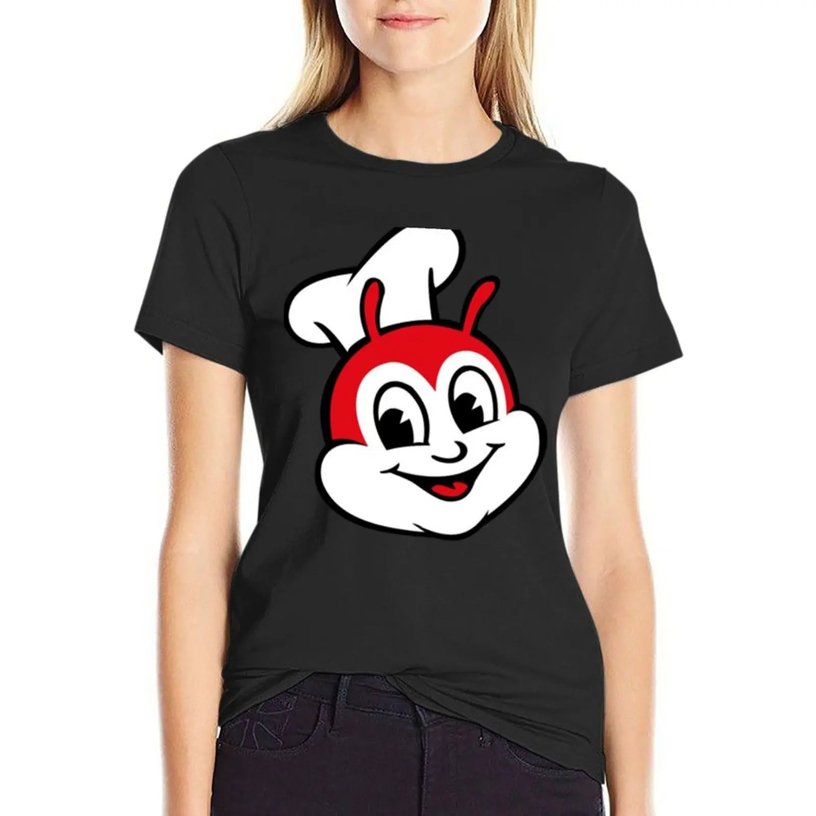 

Classic Jollibee fast food logo Classic T-Shirt Short sleeve tee Aesthetic clothing t shirts for Women loose fit