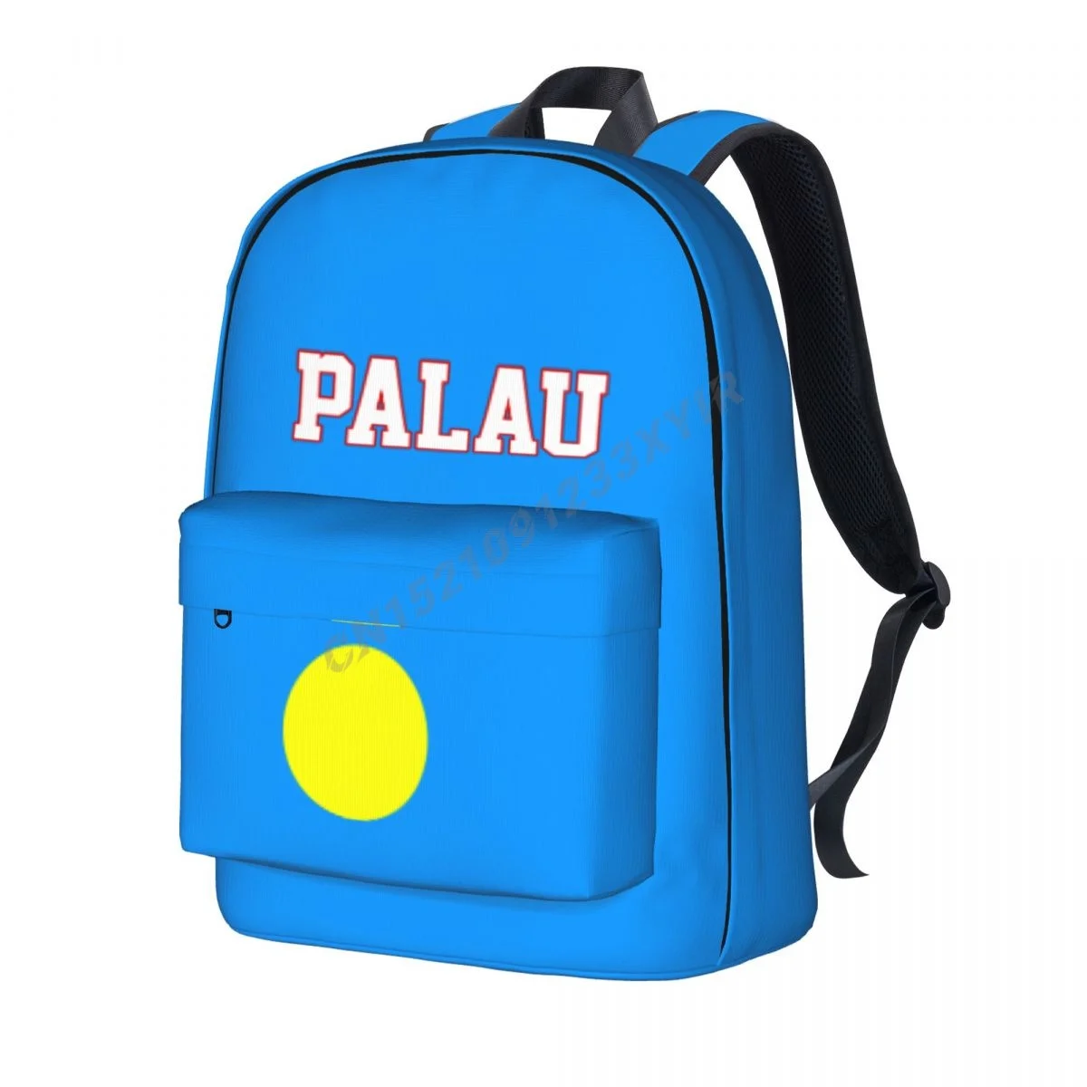 Mochila unisex Bandera de Palau Stitch Mochila escolar Bolsa de mensajero Estuche Bolsa de viaje para computadora portátil Mochila de regalo