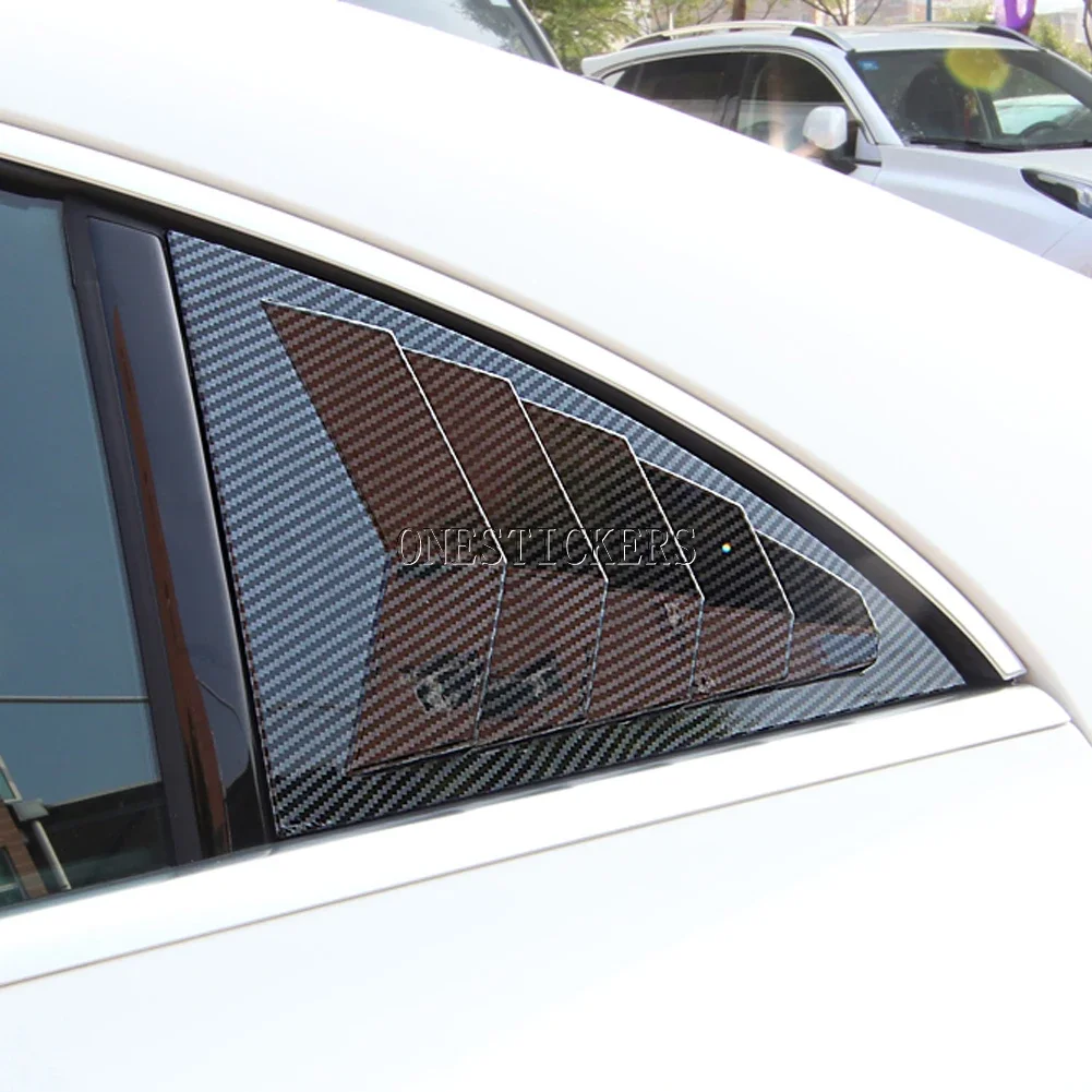 For Mercedes Benz CLA Class AMG C118 W118 CLA180 200 220 250 260 2020-2025 Car Rear Door Louver Window Frame Trim Cover Sticker