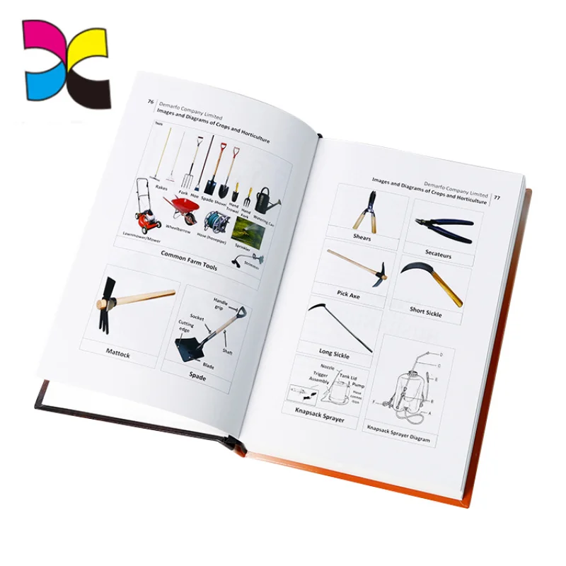 custom.Factory Production Sewn Binding Book Printing Bulk Order Hard Cover Book Custom