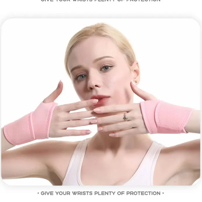 Wrist Guard Band Brace Support Carpal Tunnel Sprains Strain Gym Strap Sports Pain Relief Wrap Bandage Protective Gear