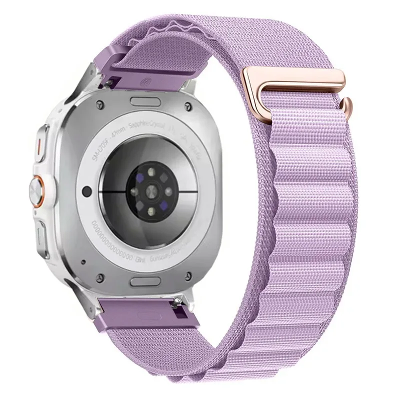สายรัด ALPINE Watch สำหรับ Samsung Galaxy Watch, สายรัดข้อมือไนลอนระบายอากาศได้ดี47มม. อุปกรณ์เสริมสายนาฬิกาอัลตร้าสำหรับ Galaxy Watch