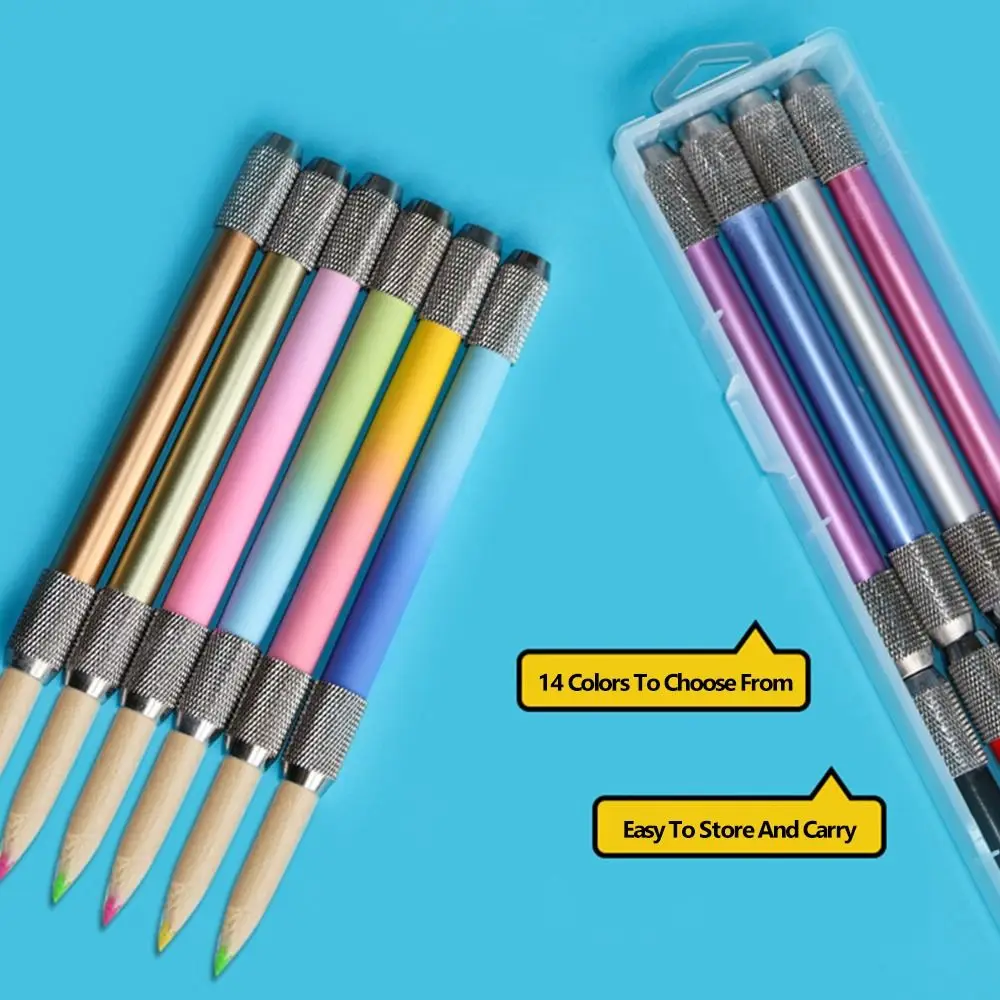 

High Quality Metal Pencil Extender Double Head Adjustable Pencil Extension Holder Pencil Lengthper For School Office