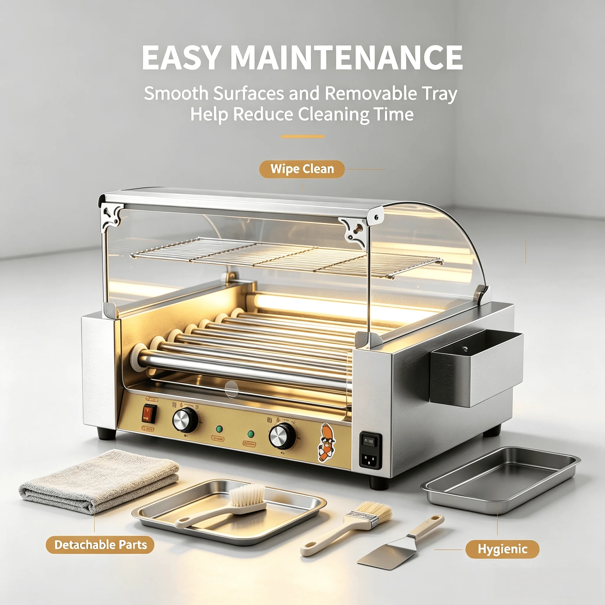 Macchina Commerciale per Arros - Hot Dog Roller Grill Commercial recensione e prezzo