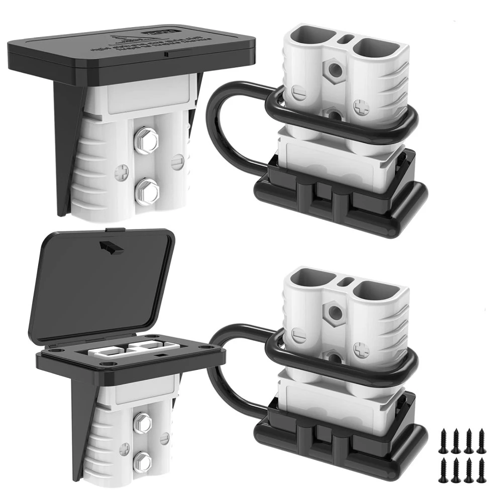 4-Pack 120A Quick Connect Power Connector For Battery Cable Terminal 12V-36V For RV EV Solar Forklift Charging