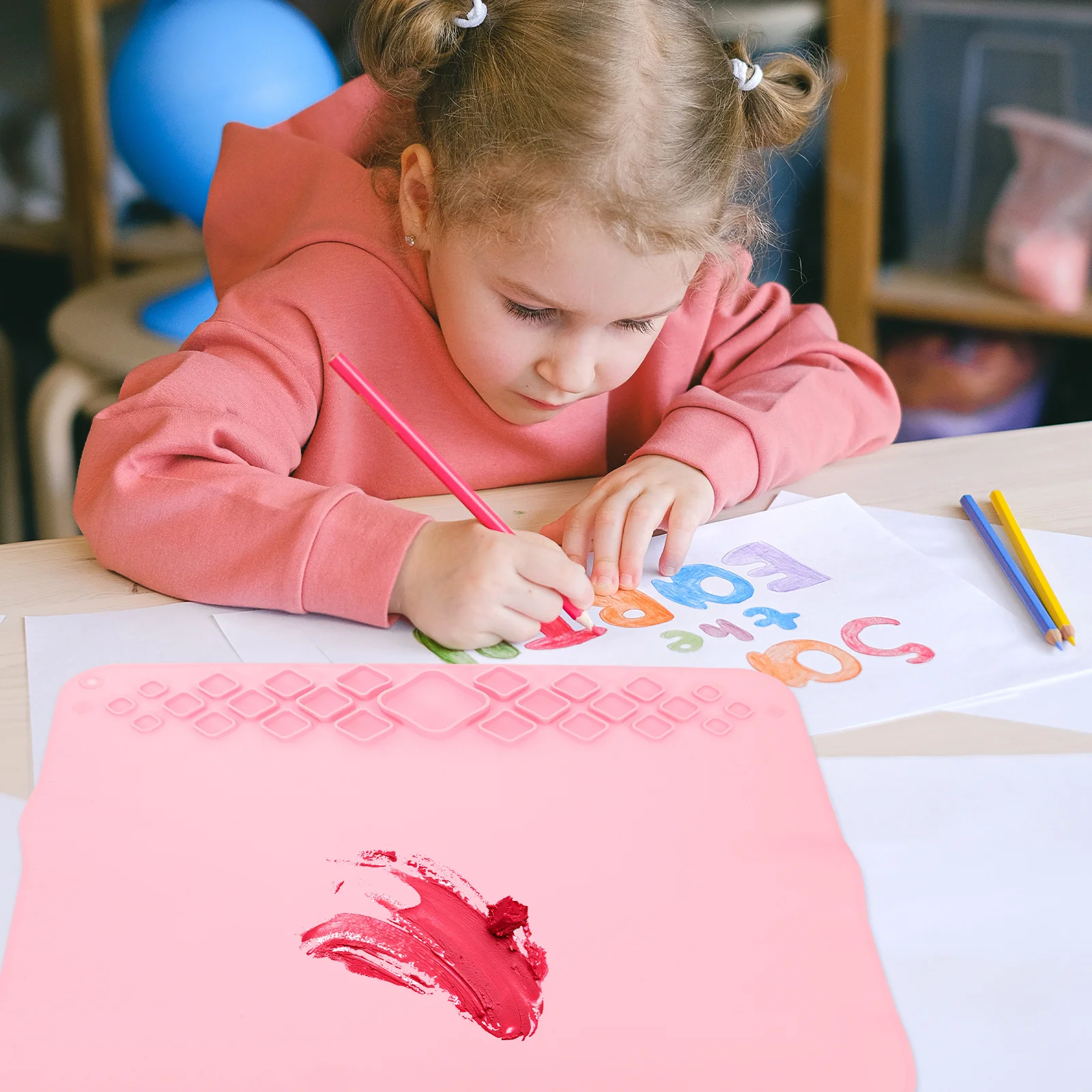 Estera de silicona antiadherente para manualidades, ligera, plegable, multiusos, proyectos de arte DIY, fundición de resina, manualidades para adultos