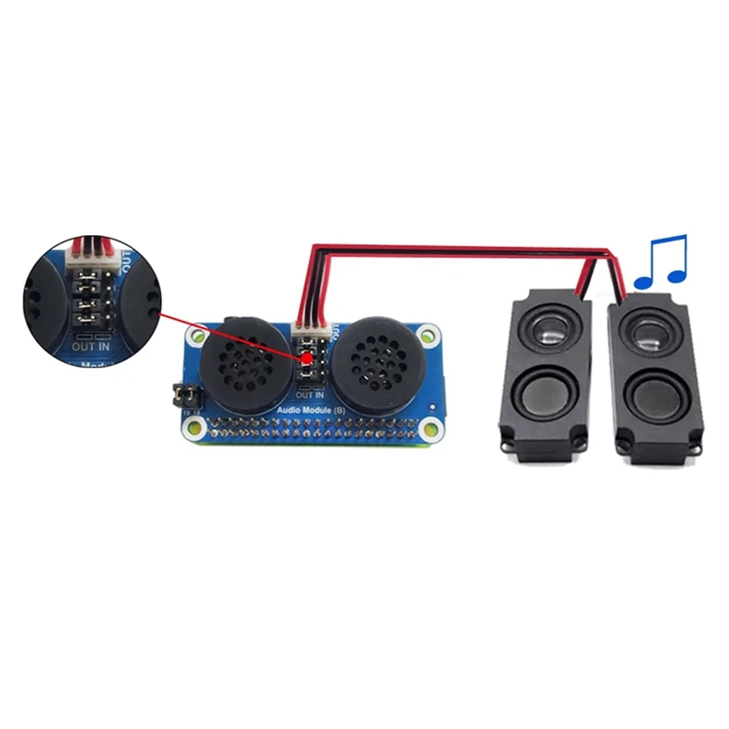 Expansion Board Speaker Expansion Board PWM Sound Card For Raspberry Pi Speaker GPIO Audio Amplification For Zero/3B/4B (A)
