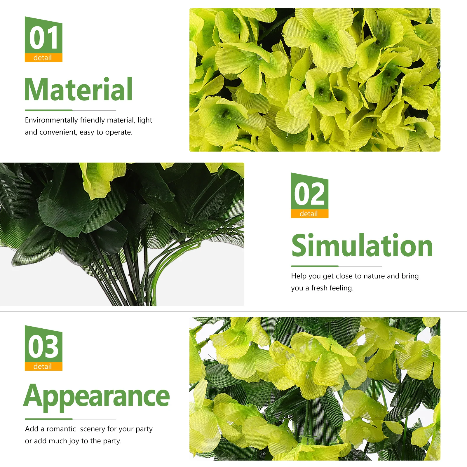 

2Pcs Artificial Hanging Orchid Fine Workmanship Eco Friendly Material Home Decor Gift Hanging Fake Flower Fake Violet Flower