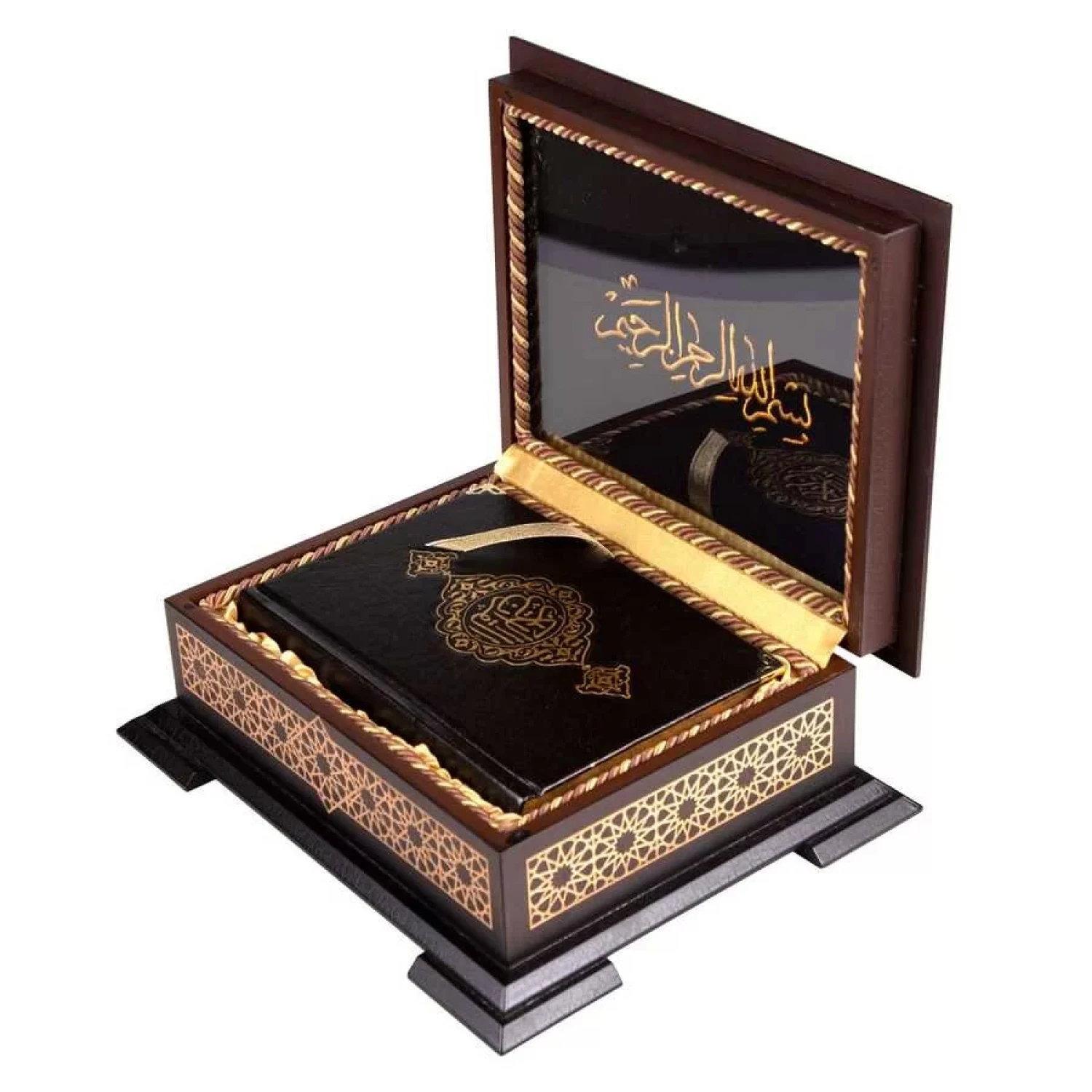 

Carbon Cat Wood Boxed Quran (0313-Bag-Brown)