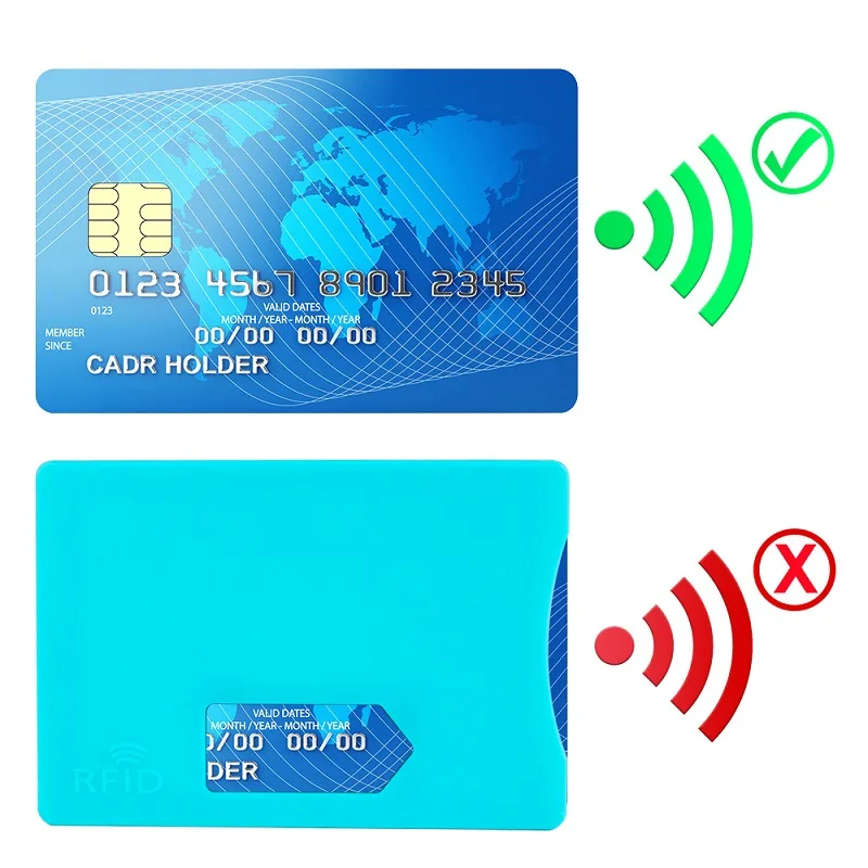 Fashion Anti Theft for RFID Credit Card Protector Access Card Blocking Cardholder Sleeve Bank Card Case Protection