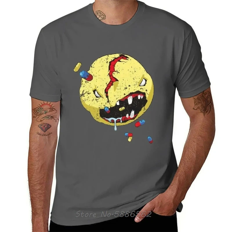 سايبر الساموراي الشيطان يأخذ الطب القطن تي شيرت للجنسين التي شيرت المتضخم اللياقة البدنية تيز القمم ملابس للرجال الشارع الشهير #3