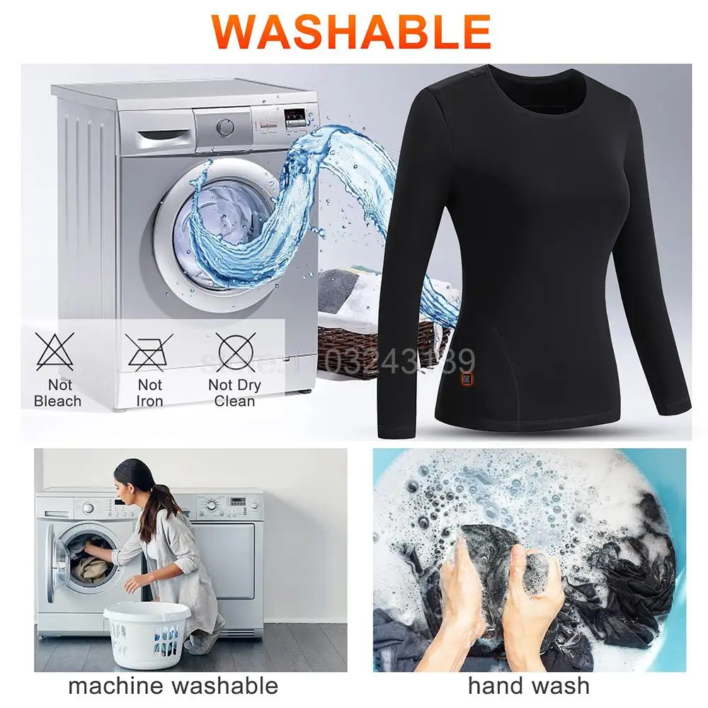 Winter Verwarming Verwarmd Ondergoed Motorjas Dames Heren USB Elektrische Verwarming Ondergoed Fleece Thermische Lange Onderbroek