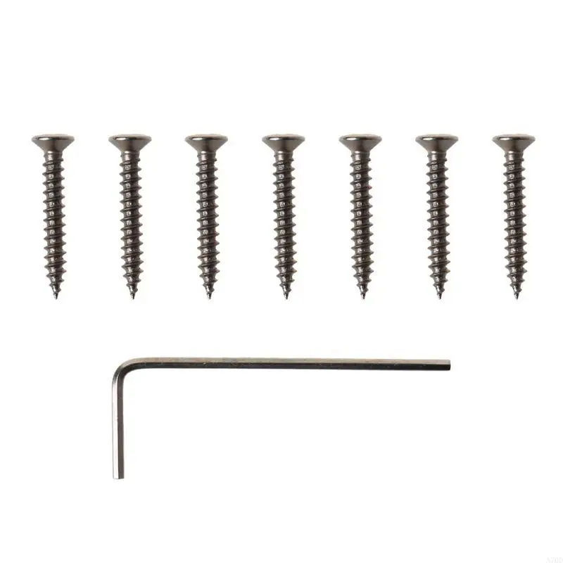 

Guitar Part Bridge Plate For Guitar + 5 Screws + Wrench A70D