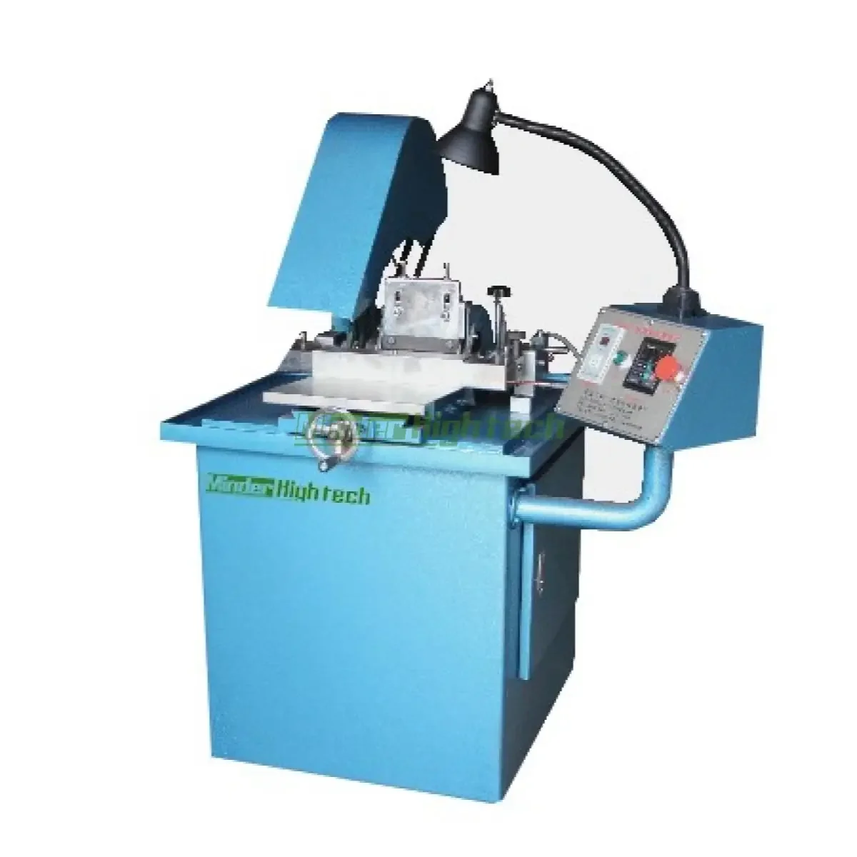 Grinding the square material to circle material optical edger