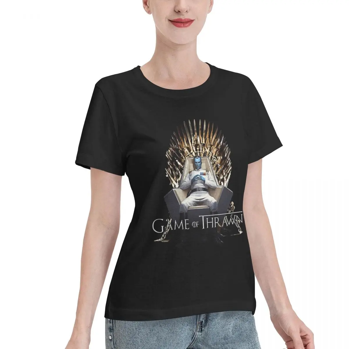 Must Have Game Of Thrawn Grand Admiral Thrawn Women's T-shirt Korean Style Loungewear Top
