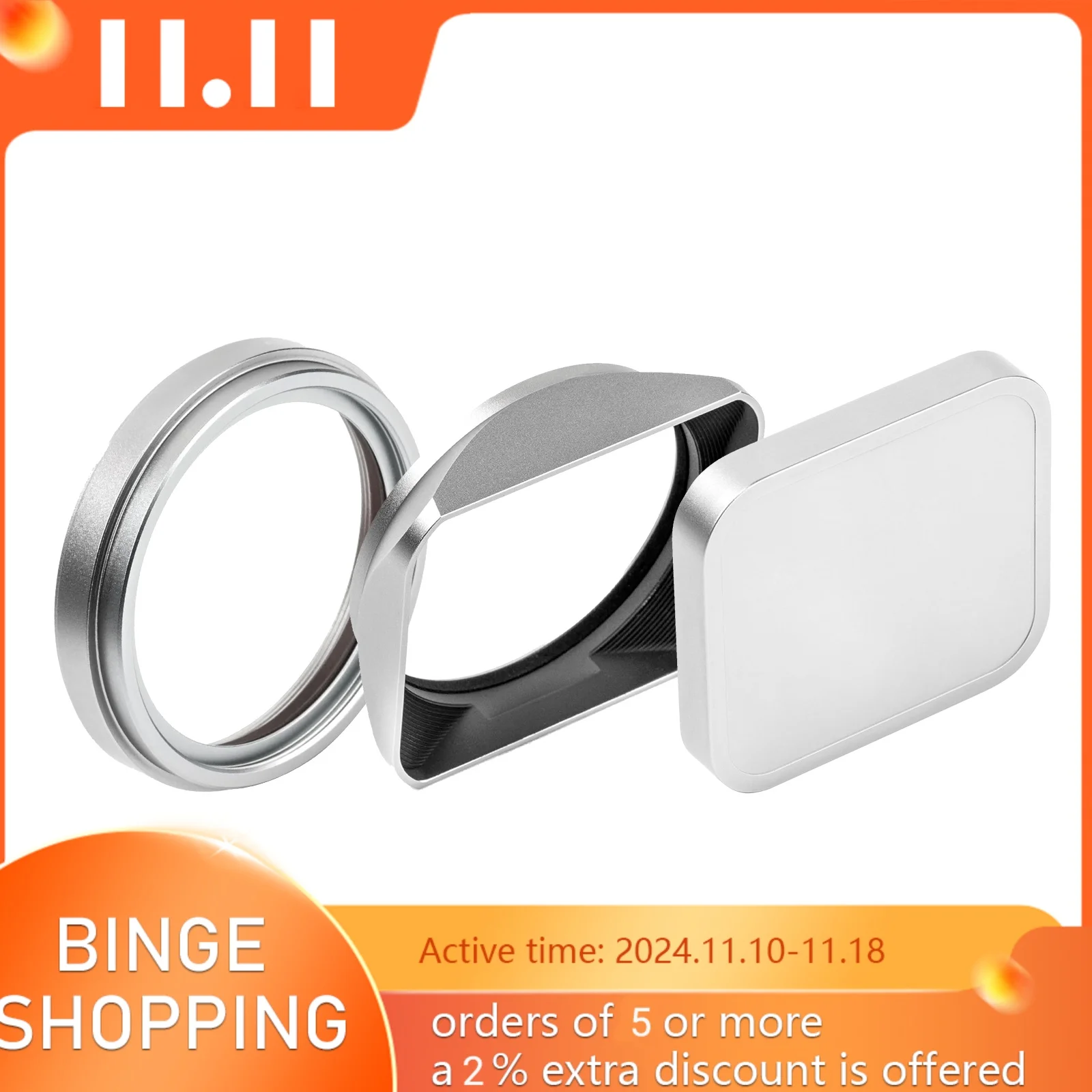 

New X100 NC UV Filter Kit Lens Hood and Lens Cap for Fujifilm Fuji X100 Cameras accessories