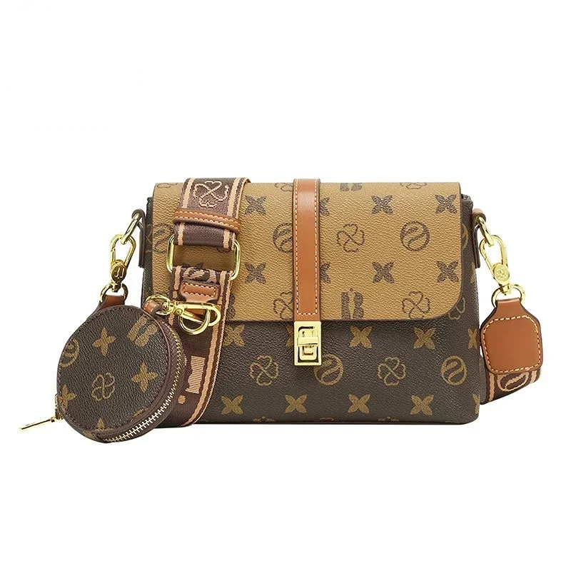 

Роскошная дизайнерская деловая Маленькая женская сумка JPXB, Классическая кожаная сумочка на широком ремне, модные дамские сумочки через плечо