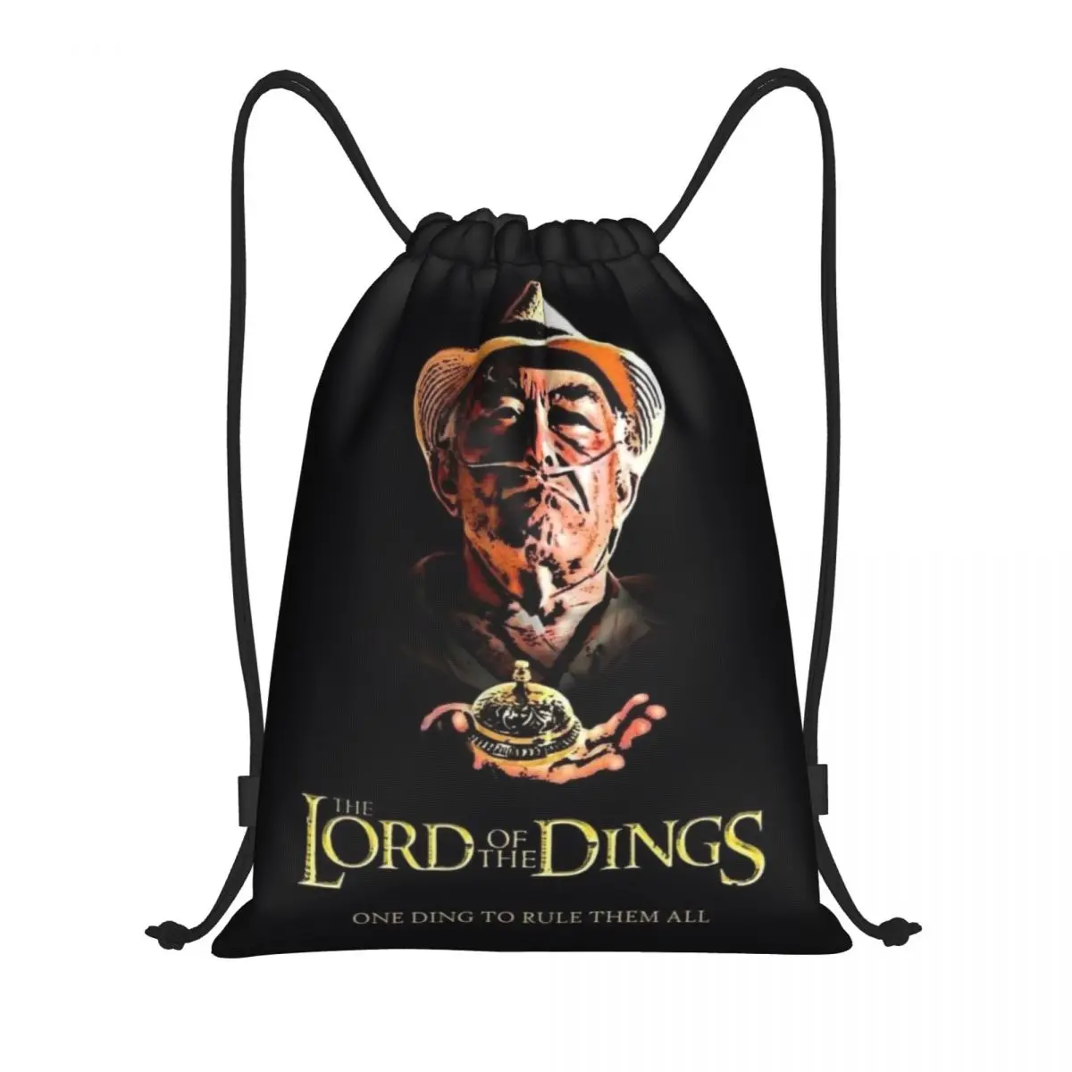 

Lord Of The Dings Drawstring Bag Women Portable Gym Sports Sackpack TV Show Heisenberg Breaking Bad Shopping Storage Backpacks