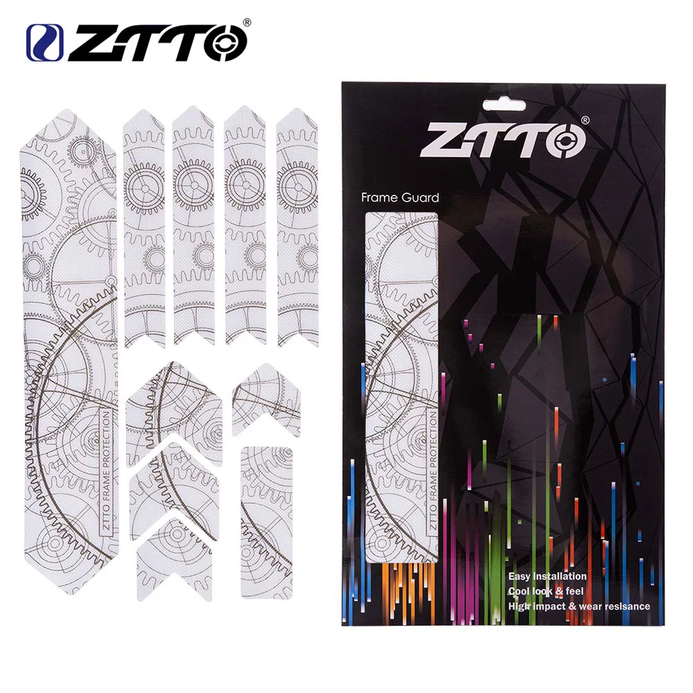 ZTTO MTB Road Bike 3D Frame Scratch Prevention Sticker Bicycle Frame Protection Guard Cover Removable Waterproof Protector