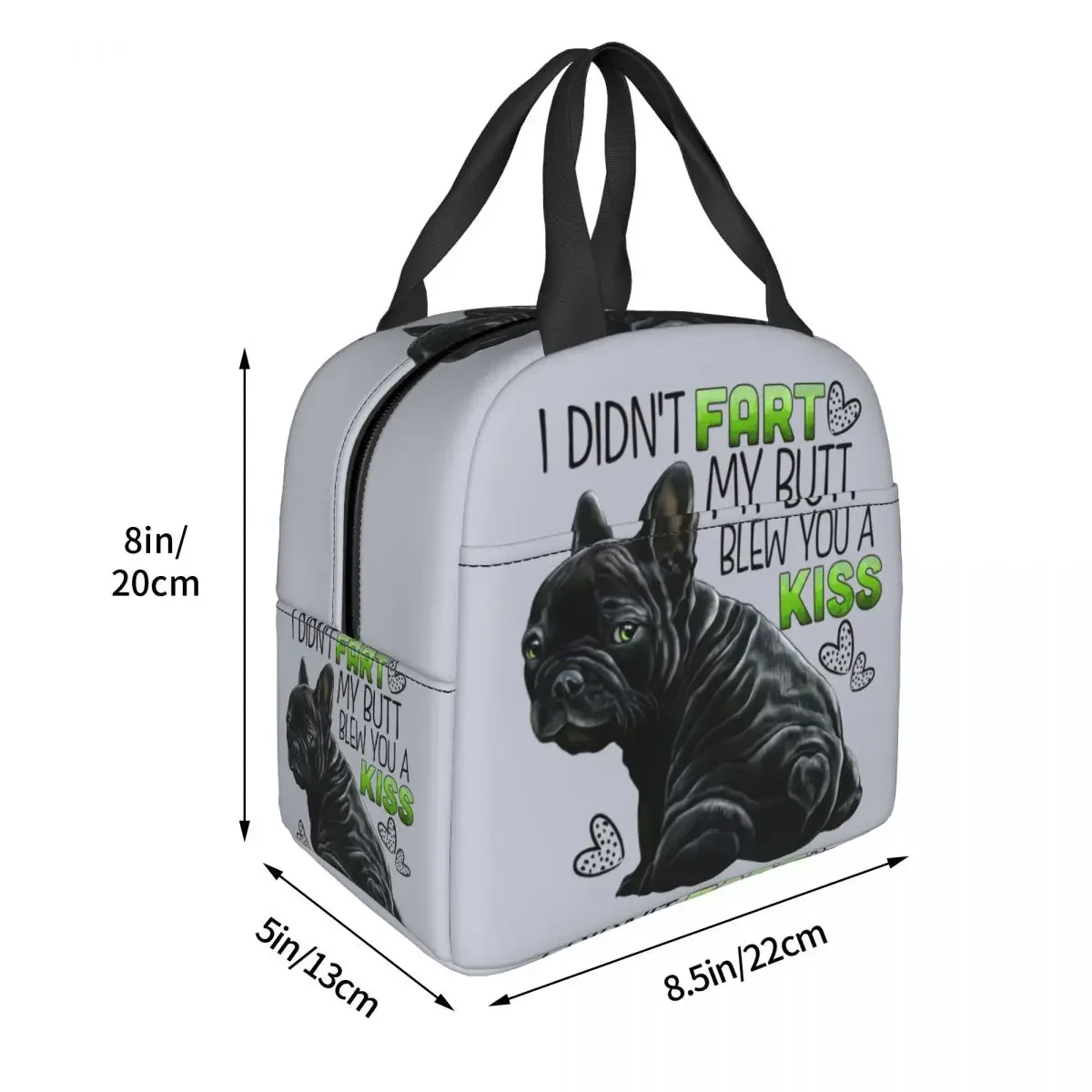 

Изолированная сумка для обеда с французским бульдогом, многоразовый холодильник-холодильник, термосумка для еды, ланч-бокс с принтом собаки Frenchie для женщин, сумки-тоут для работы, пикника
