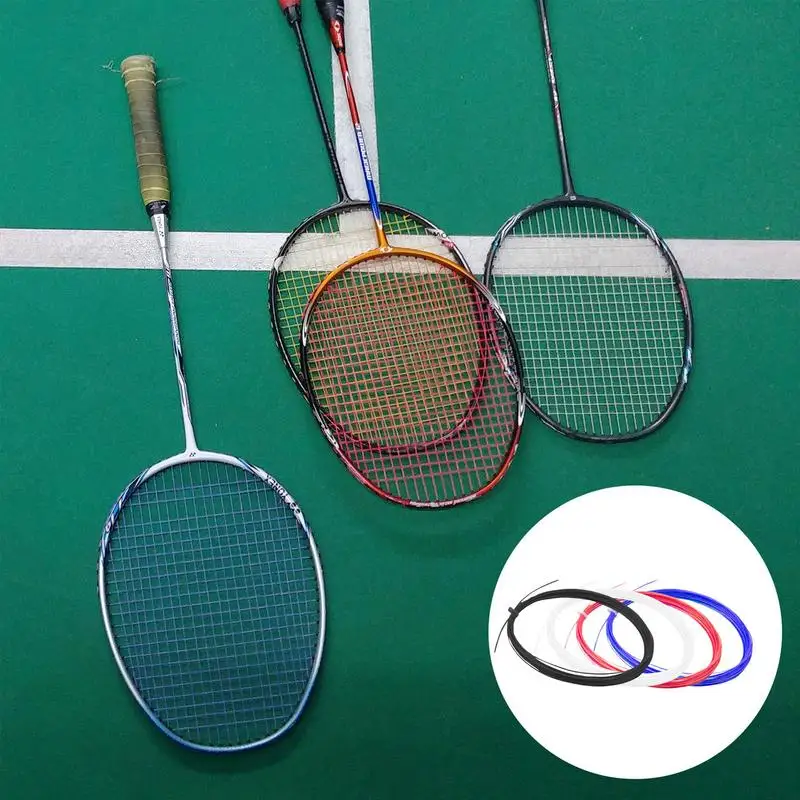 Cuerda de bádminton de nailon profesional, red de volante de 0,7 MM/22GA, herramienta de ojal de 10M, equipo deportivo, Accesorios de líneas de raqueta