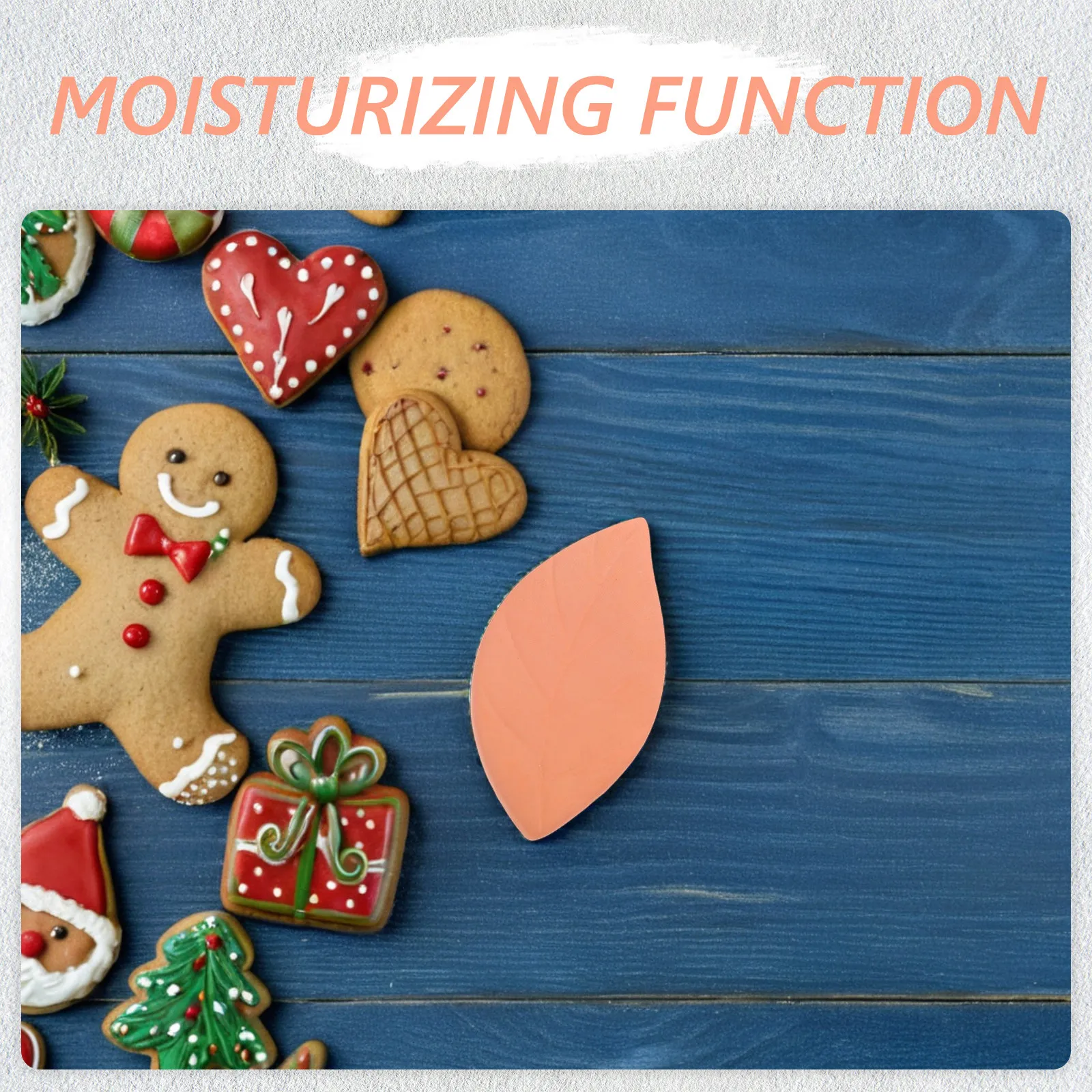 Disco de terracota reutilizable en forma de hoja para retención de humedad, suavizante de azúcar moreno, para contenedores de almacenamiento de alimentos y cocina.