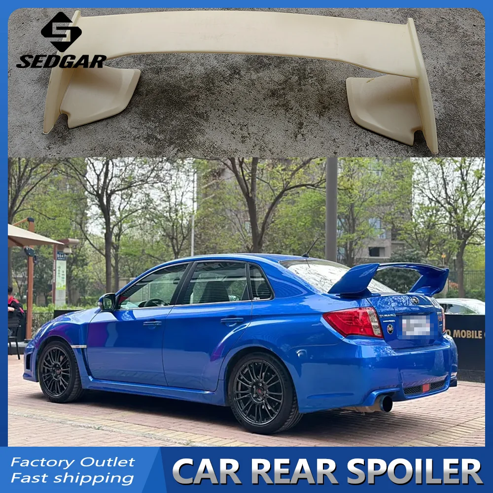 For 2008-2021 Subaru Impreza WRX STI LEGACY GEN 8 9 Factory High Quality ABS Plastic Gloss Black Spoiler Trunk Boot Wing Spoiler