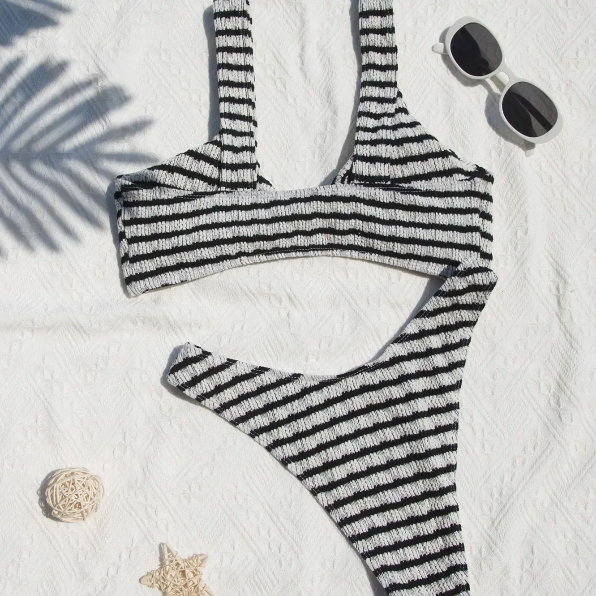 Seksowne bikini w kwiaty 3D 2025 w paski strój kąpielowy Bandeau damskie stroje kąpielowe damskie stringi zestaw bikini kąpiący kostium kąpielowy strój kąpielowy basen