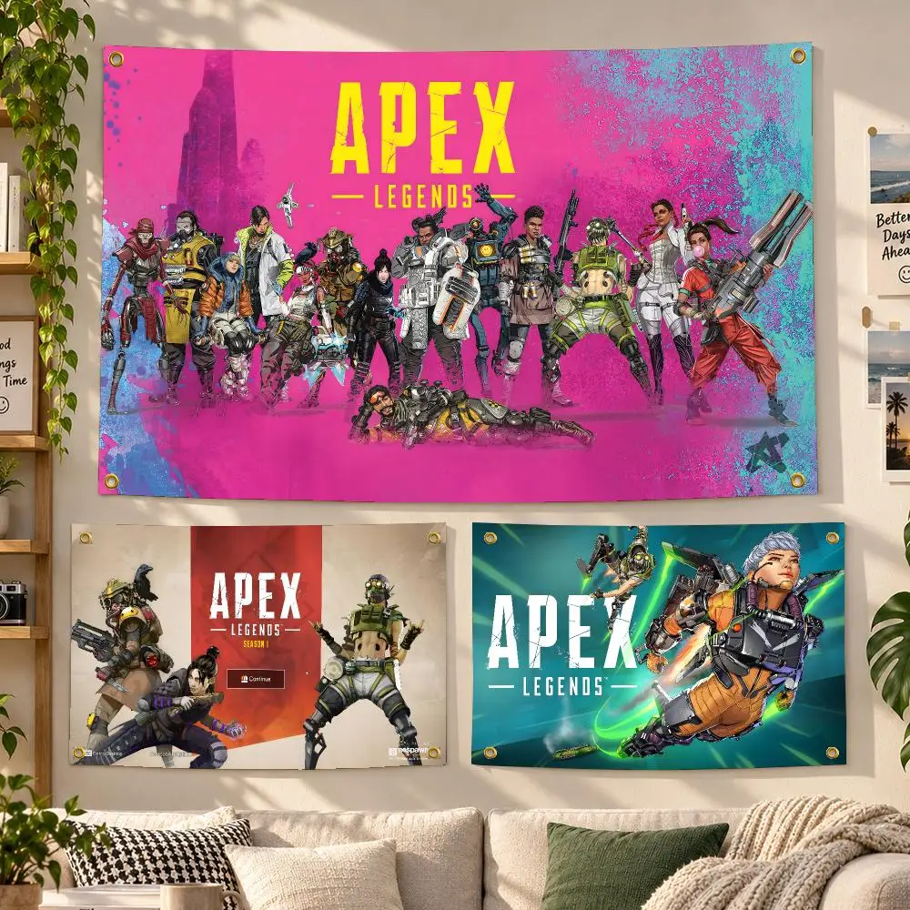 Game Apex Legends Battle Royale Flags Personalized Banner Flag Room Dorm Camping Picnic Garage Bar Outdoor Wall Decor