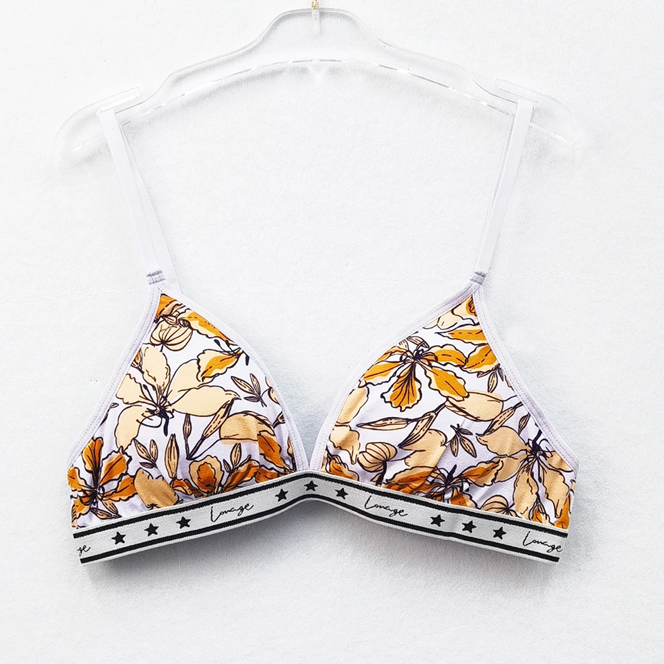 ชุดชั้นในเซ็กซี่สำหรับผู้หญิงและกางเกงชั้นในผู้หญิงแบบระบายอากาศพร้อมลายพิมพ์ ชุดชั้นในเซ็กซี่สำหรับผู้หญิง