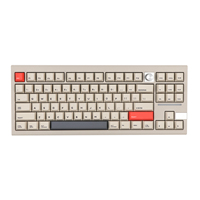 CIDOO V87 Gasket TKL Tri-Mode Bluetooth/2.4Ghz/USB-C Wireless Wired VIA Programmable Mechanical Keyboard