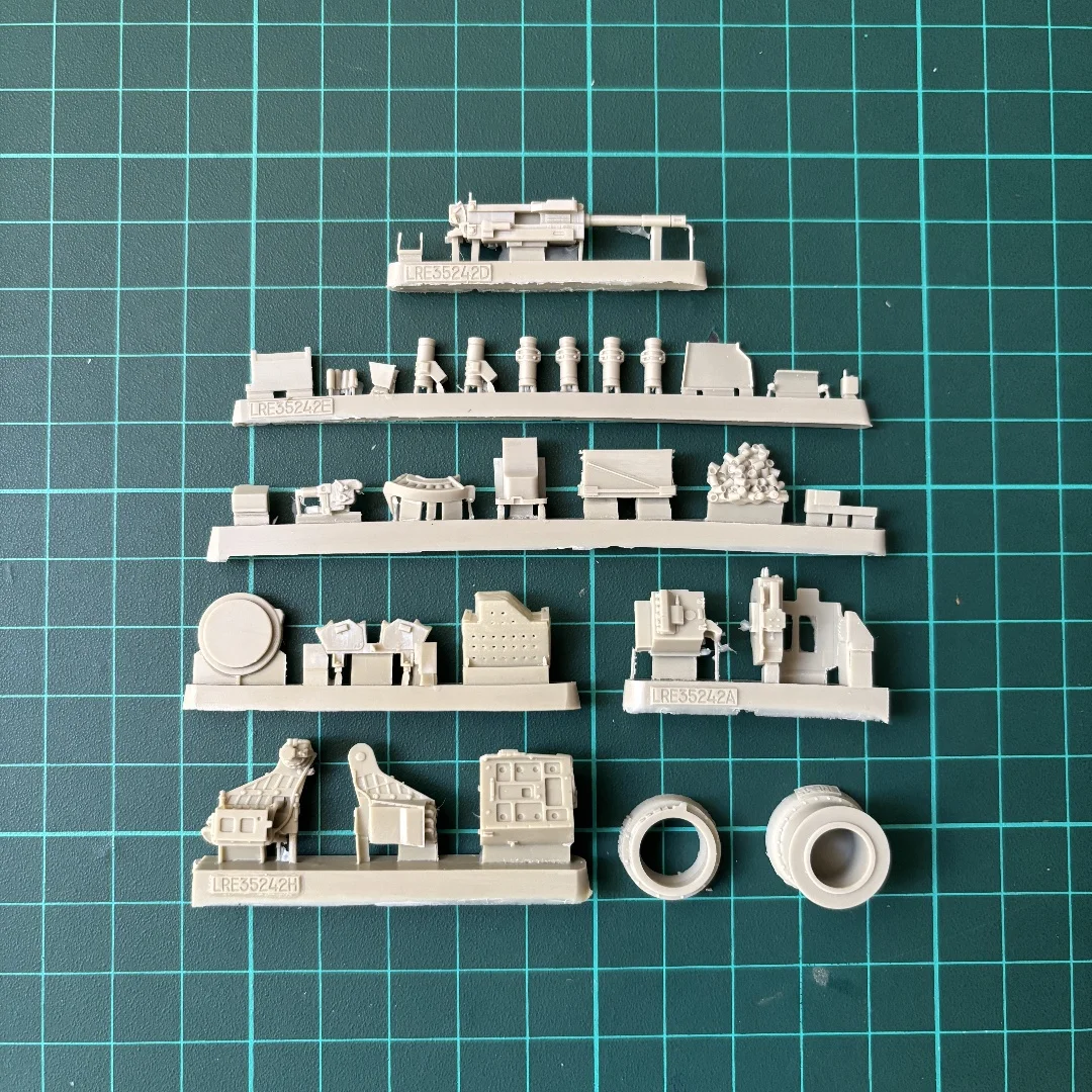 1/35 Resin unpainted model kit, military theme, 40MM GMG low turret unassembled and unpainted GK, 1301T
