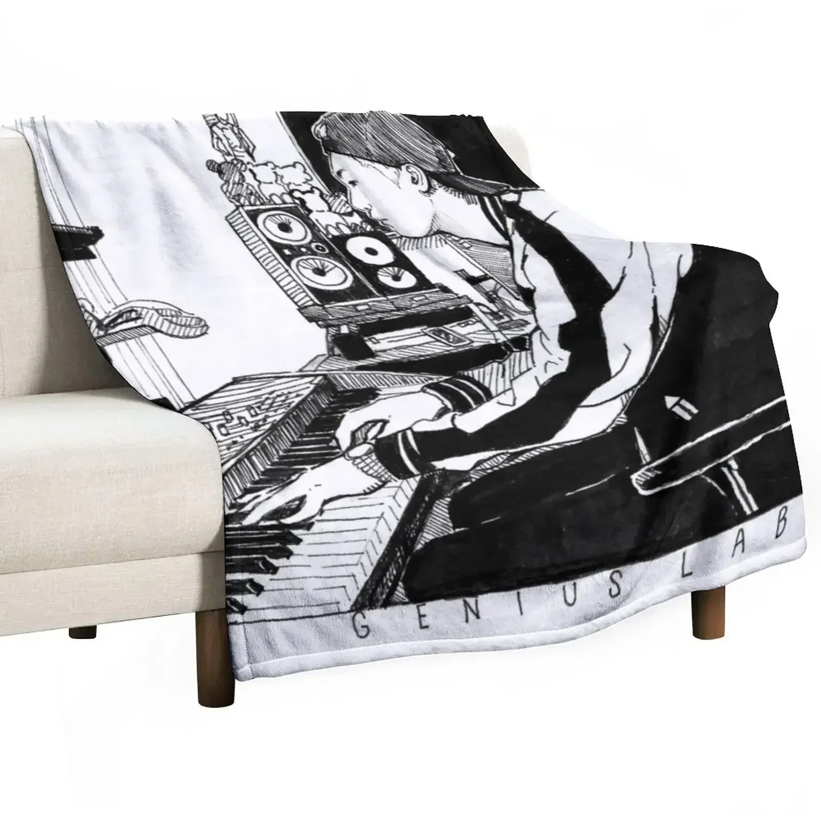 

Genius Lab inktober Throw Blanket Decorative Sofa Comforter Heavy Blankets