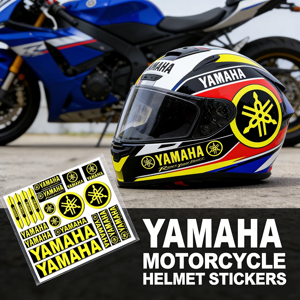 

Горячая распродажа: виниловые наклейки-декали для мотоциклов Yamaha, боковые полосы, наклейки на шлем, для стайлинга авто, декоративные, скрывающие царапины