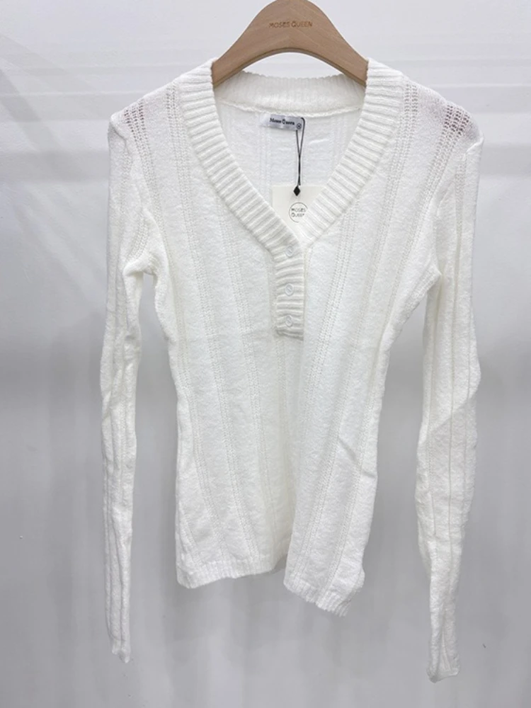 Y2k 감성 가을 겨울 스웨터 여성 캐주얼 슬림 긴팔 니트 점퍼 풀오버 한국 패션 스웨터 스트리트웨어 탑