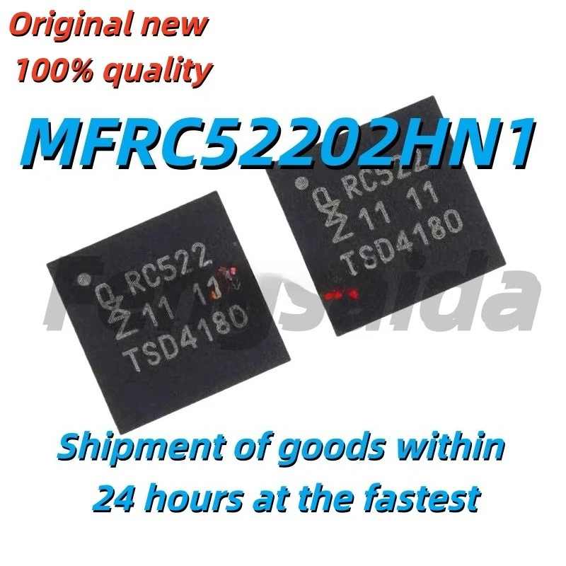 5PCS Brand new original MFRC52202HN1 RC522 packaged QFN32 RF non-contact reader IC chip