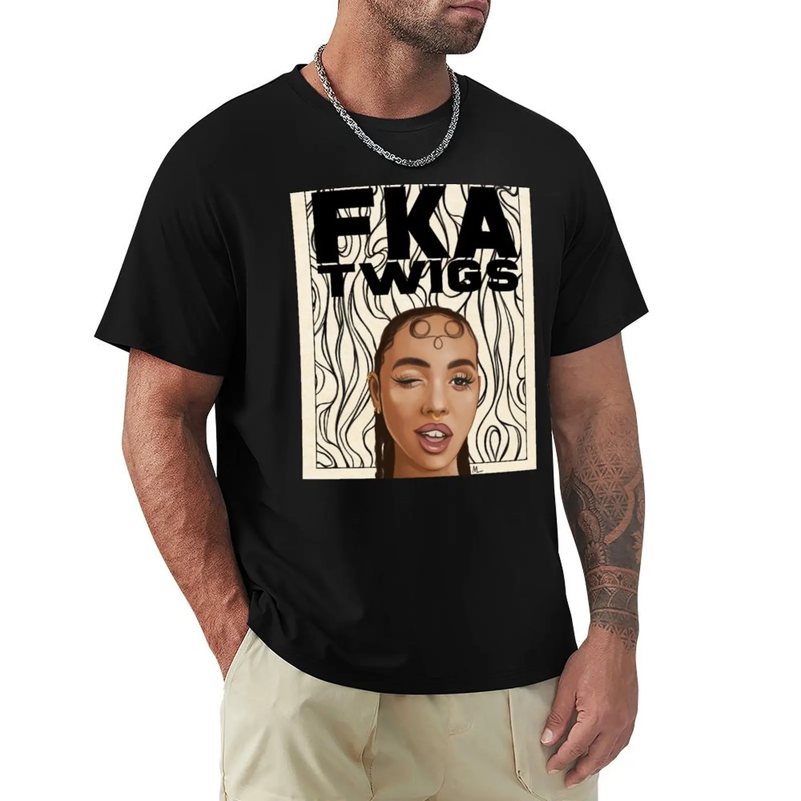 

FKA TWIGS - Women in Music T-Shirt oversizeds summer top Men's t-shirts