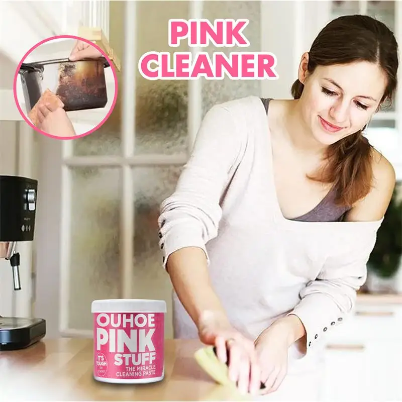 Pink Magic Cleaning Paste Stuff Kitchen Bathroom Cleaner The Miracle All Purpose Cleaning Paste Household Scrub Paste Cleaner