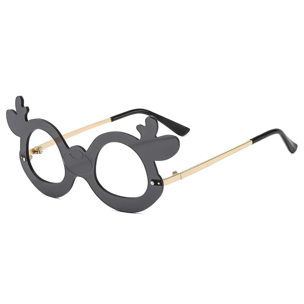 

2024 INS New Halloween Carnival Fun and Cute Deer Glasses Fashion Holiday Party Glasses Trendy Glasses