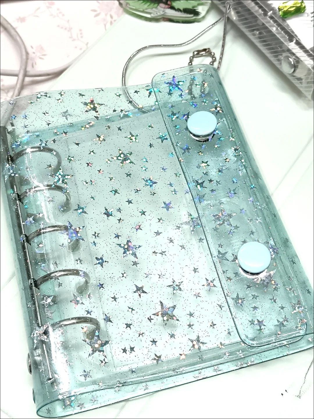 

New M5 Binder Loose Cover Large Capacity Waterproof Binder Photo Album 5Holes Diary Book Notebook Cover