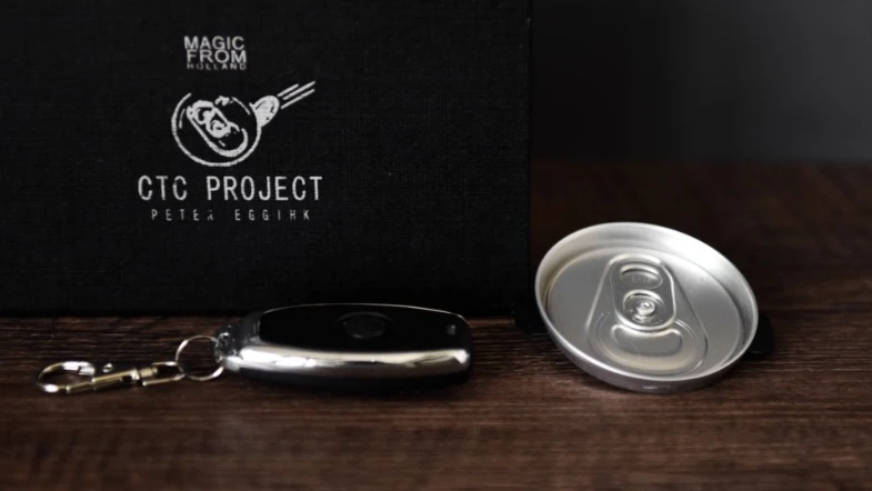 ‌ctc-project-by-peter-eggink-professional-coin-through-can-magic-trick-stage-illusion-gimmick-magicians-coin-magic-accessory
