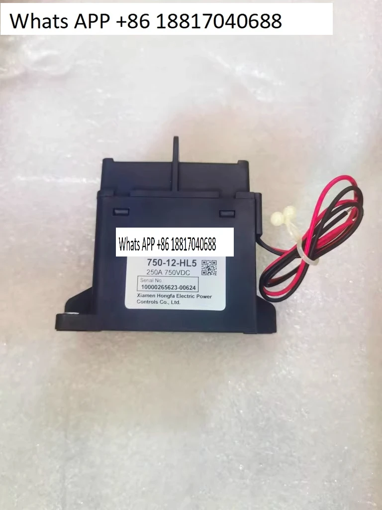 

New energy HVDC contactor HFE82V-250 750-12-HL5 coil 12V touchpoint 250A