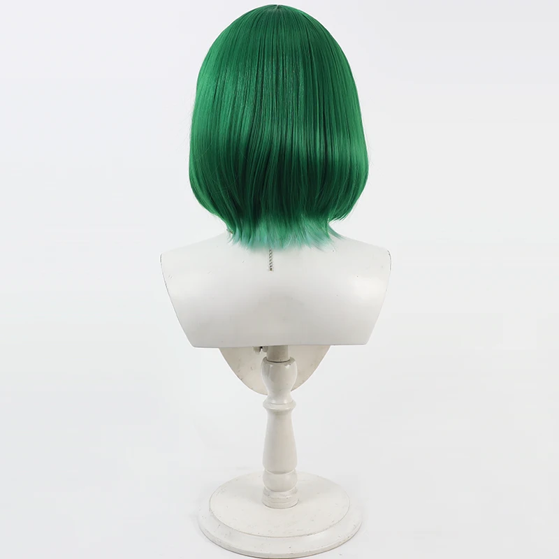 NIJISANJI Virtual YouTube Kitakoji Hisui Cos Cosplay Wig Halloween Party Prop Synthetic Hair Heat Resistant Fiber + Wig Cap