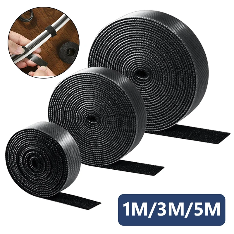 Organizador de Cables Desgarrable de 1m, 3m, 5m para Gestión de Cables, Ataduras para Cables, Accesorios para Teléfonos, Organizador de Cables y Alambres