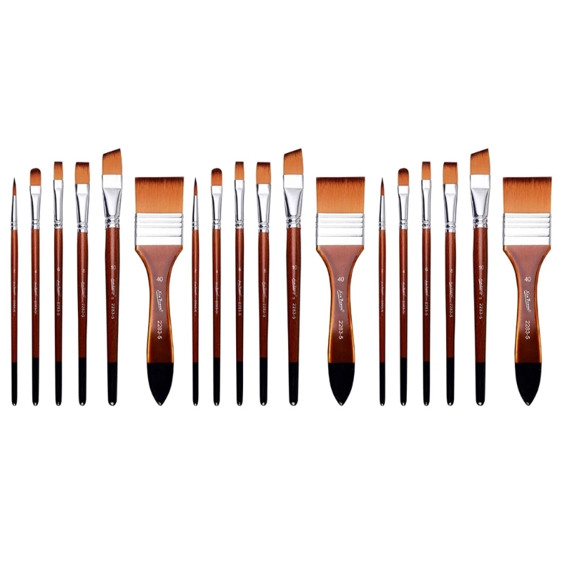 3 комплекта кистей для рисования, акварельные акриловые кисти, художественные кисти, принадлежности для рисования, живопись